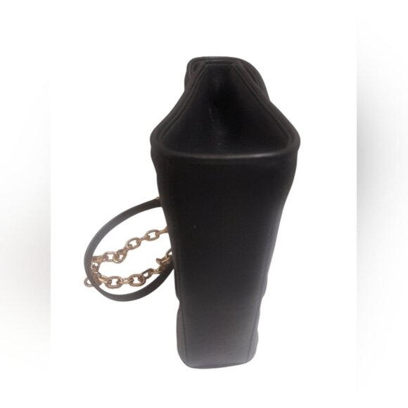 Michael Kors Black Serena Quilted Chain Shoulder Bag - Picture 4 of 16